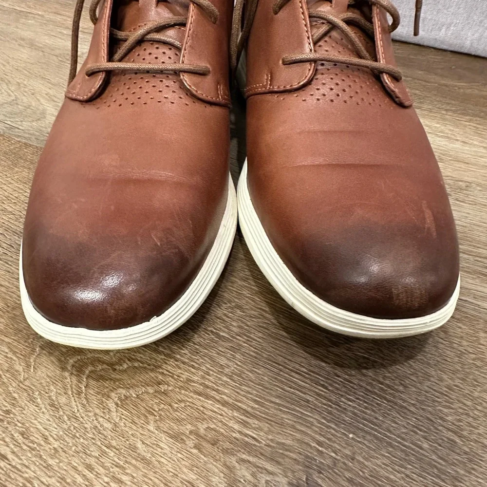 Cole Haan Grand Tour Chukka 10.5M Brown‎ Leather Business Casual Athleisure